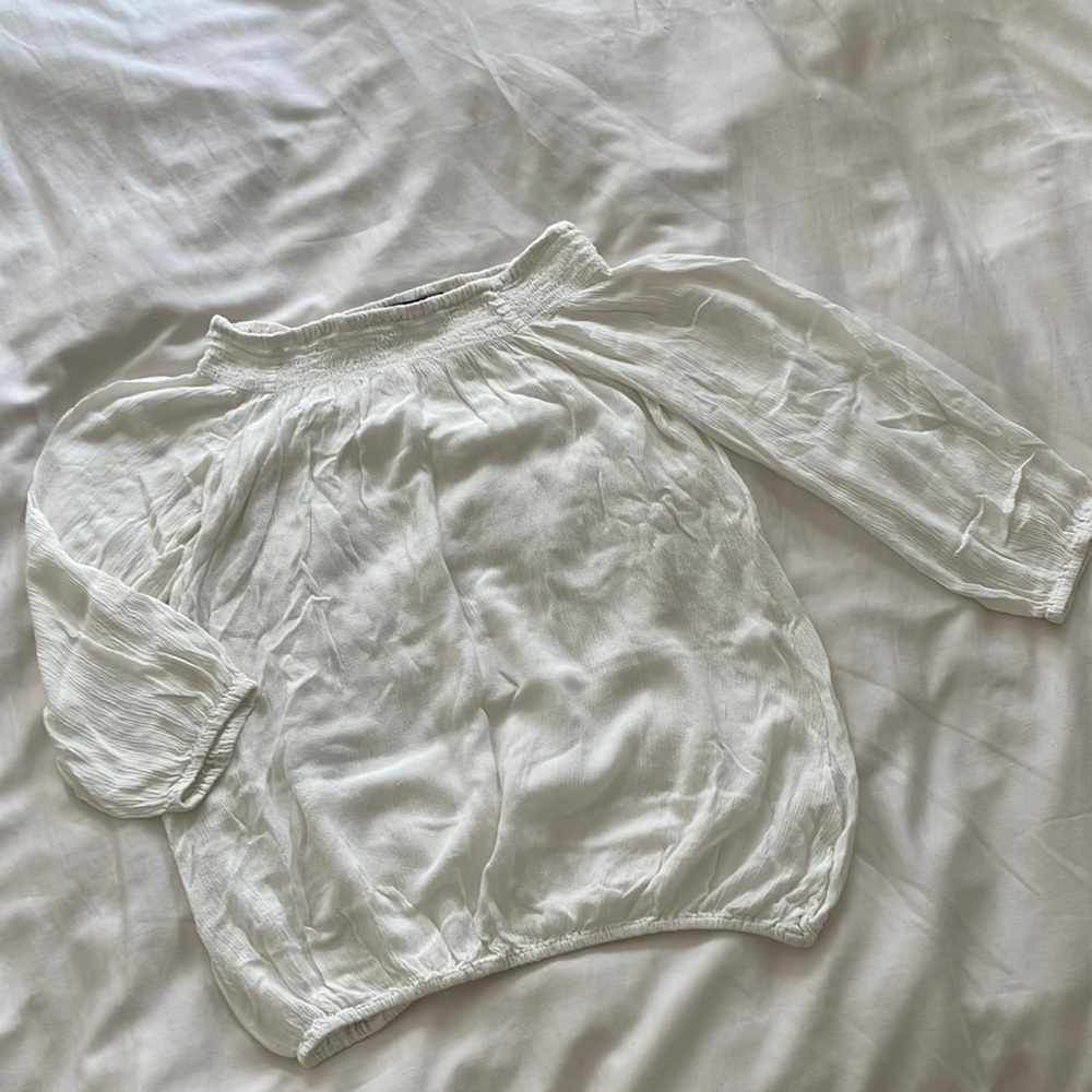 Boohoo off the shoulder blouse